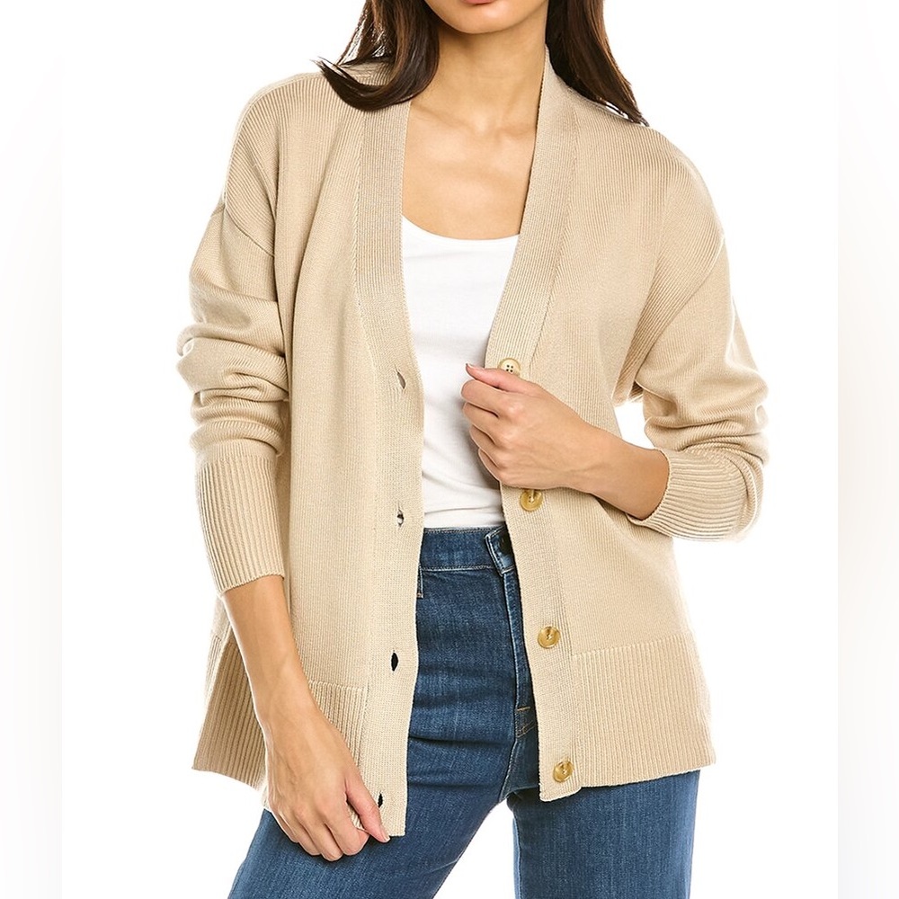 Modern Citizen Hallie Cardigan In Oatmeal